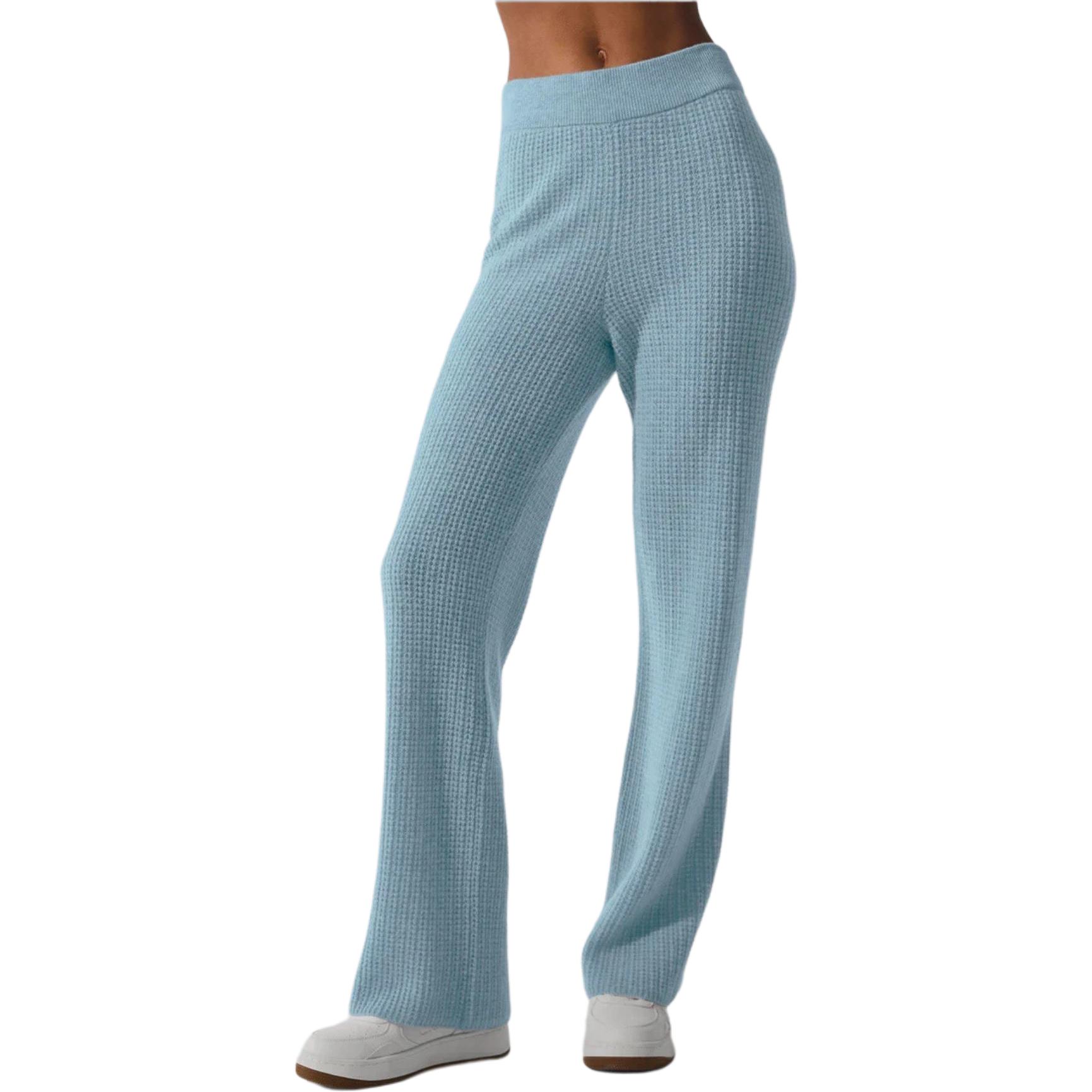 

Вязаные спортивные штаны унисекс Alo Yoga, синий