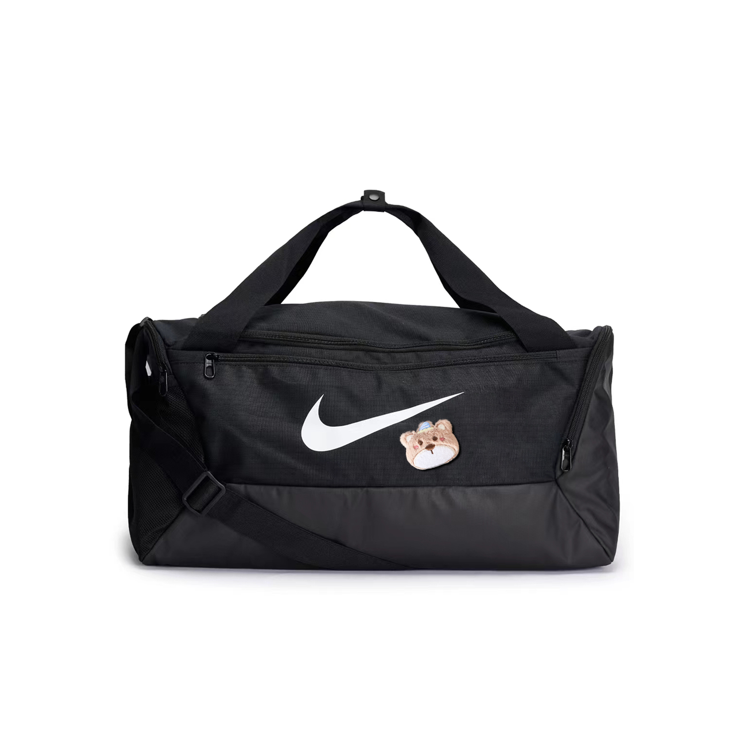 

Nike Большая спортивная сумка из ткани унисекс черная, Round Bell Bear