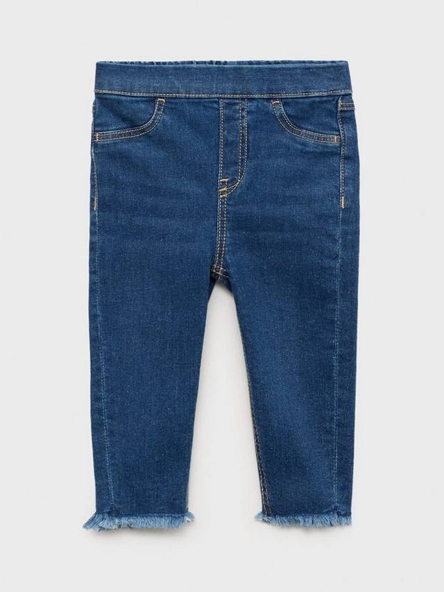 

Детские джинсы-леггинсы Carmen из хлопковой смеси Mango, Open Blue