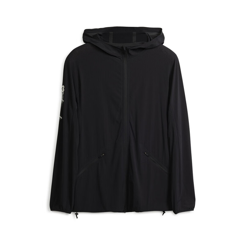 

Y-3 Куртка для бега с принтом логотипа, Black