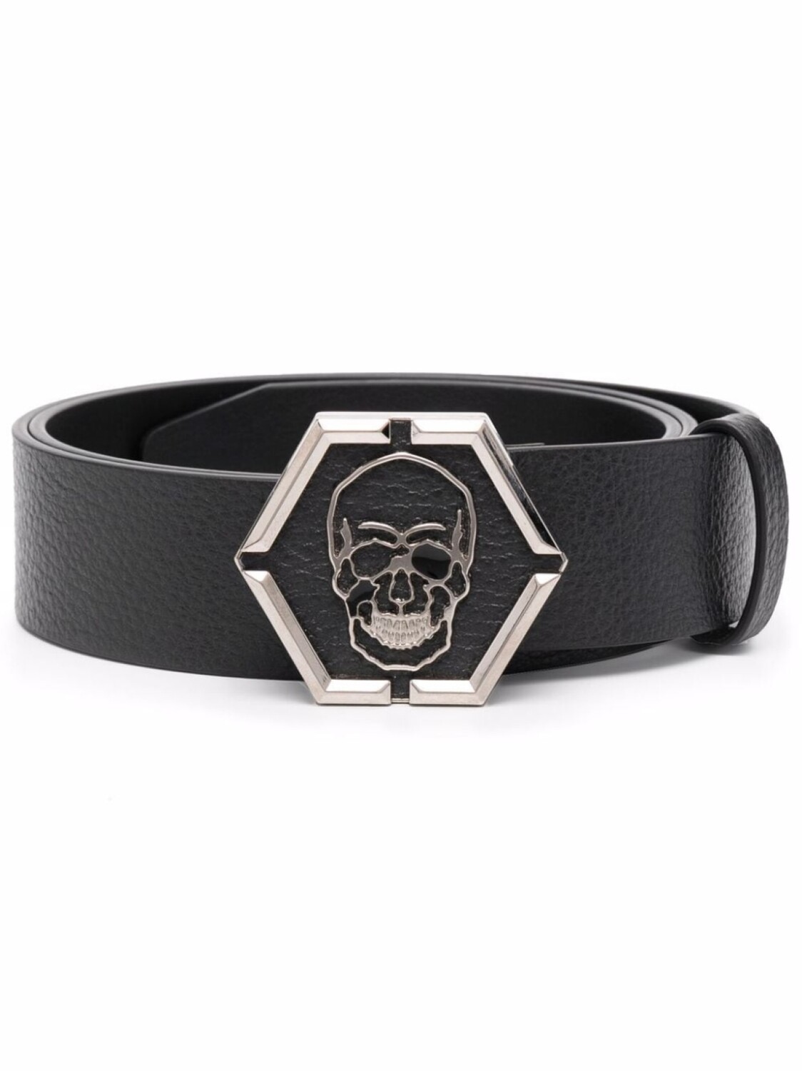 

Philipp Plein ремень с пряжкой Skull, черный