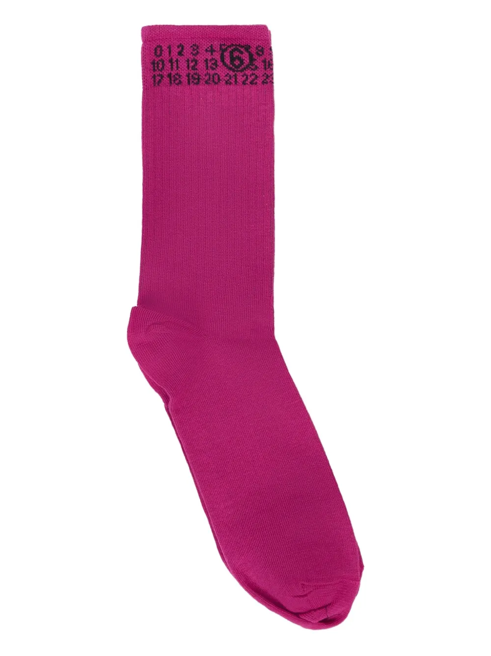 

Носки с цифровым логотипом MM6 Maison Margiela Kids, розовый