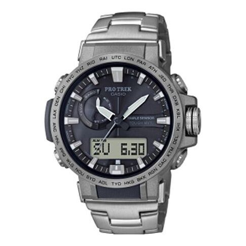 

Часы CASIO Waterproof Sports Solar Powered Shockproof Mens Gray Analog, серый