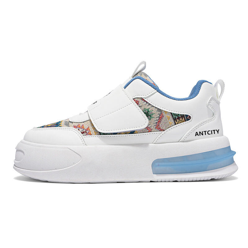 

Кеды мужские, обувь для скейтбординга низкая Ant City, белый/оранжевый