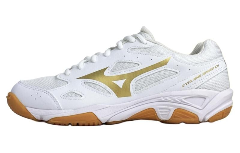 Кроссовки Mizuno Cyclone Speed 1 Unisex, белый/золотой