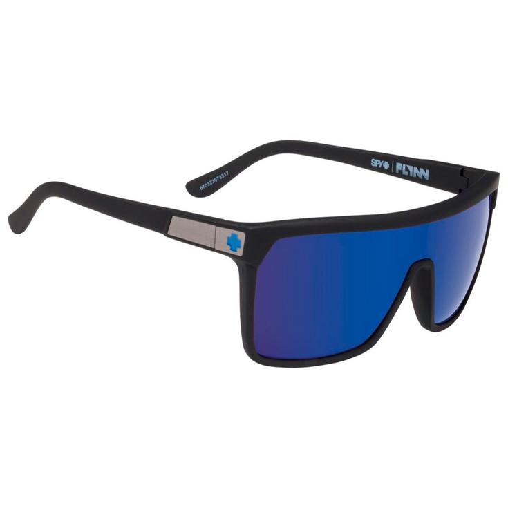 

Солнцезащитные очки Flynn мягкие матовые черные счастливые бронзовые темно-синие зеркальные Spy