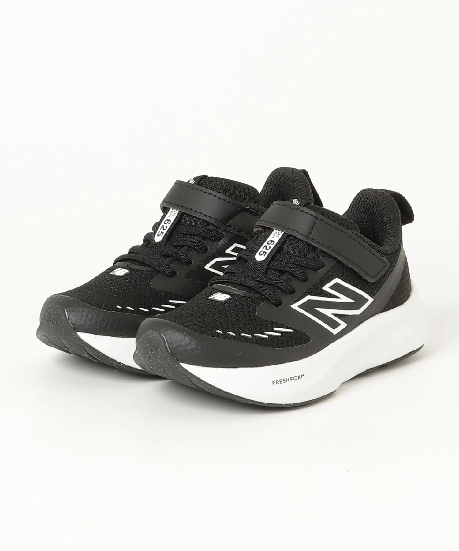 Детские кроссовки с липучкой New Balance Fresh Foam 625 v1 чёрные
