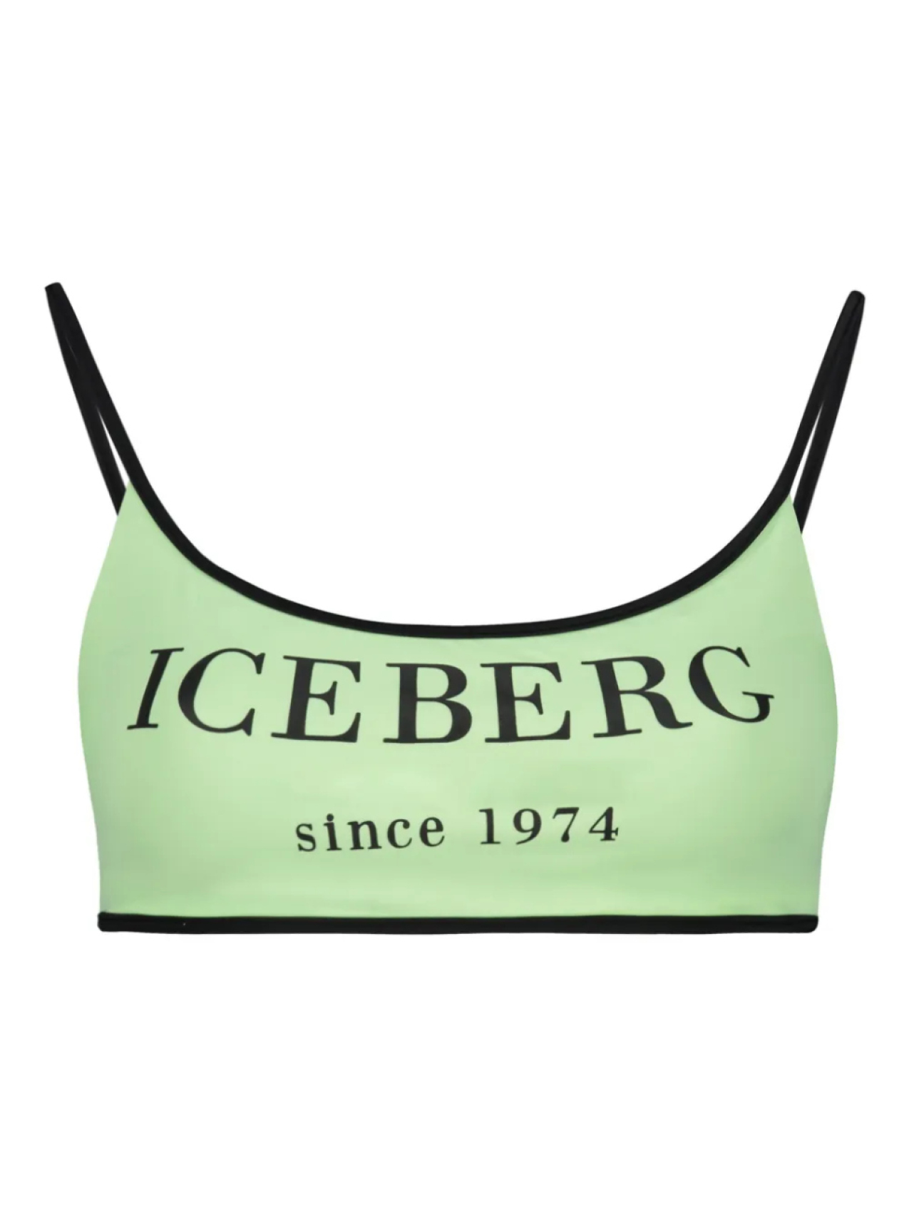 

Верх бикини с логотипом Iceberg, зеленый