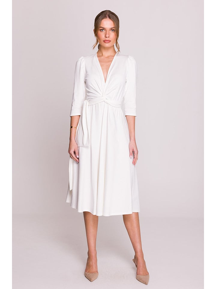 

Платье до колена Stylove, кремовый