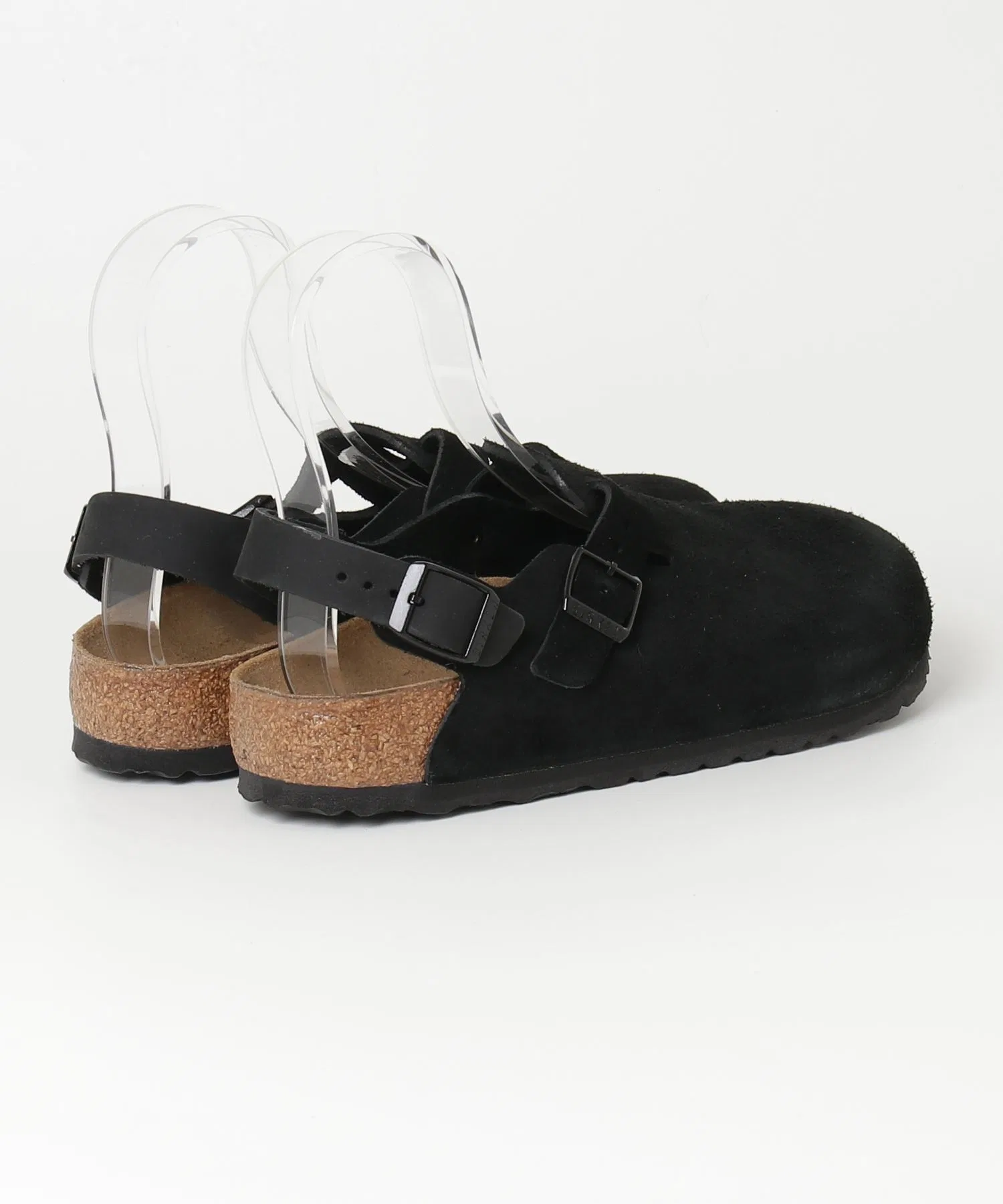 Мужские сандалии Birkenstock Tokio из замши чёрные — фото 2