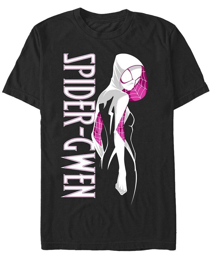

Мужская футболка с короткими рукавами и круглым вырезом Spider Gwen Fifth Sun, черный