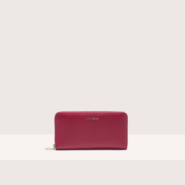 

Кошелек Coccinelle Metallic Soft, цвет Sangria