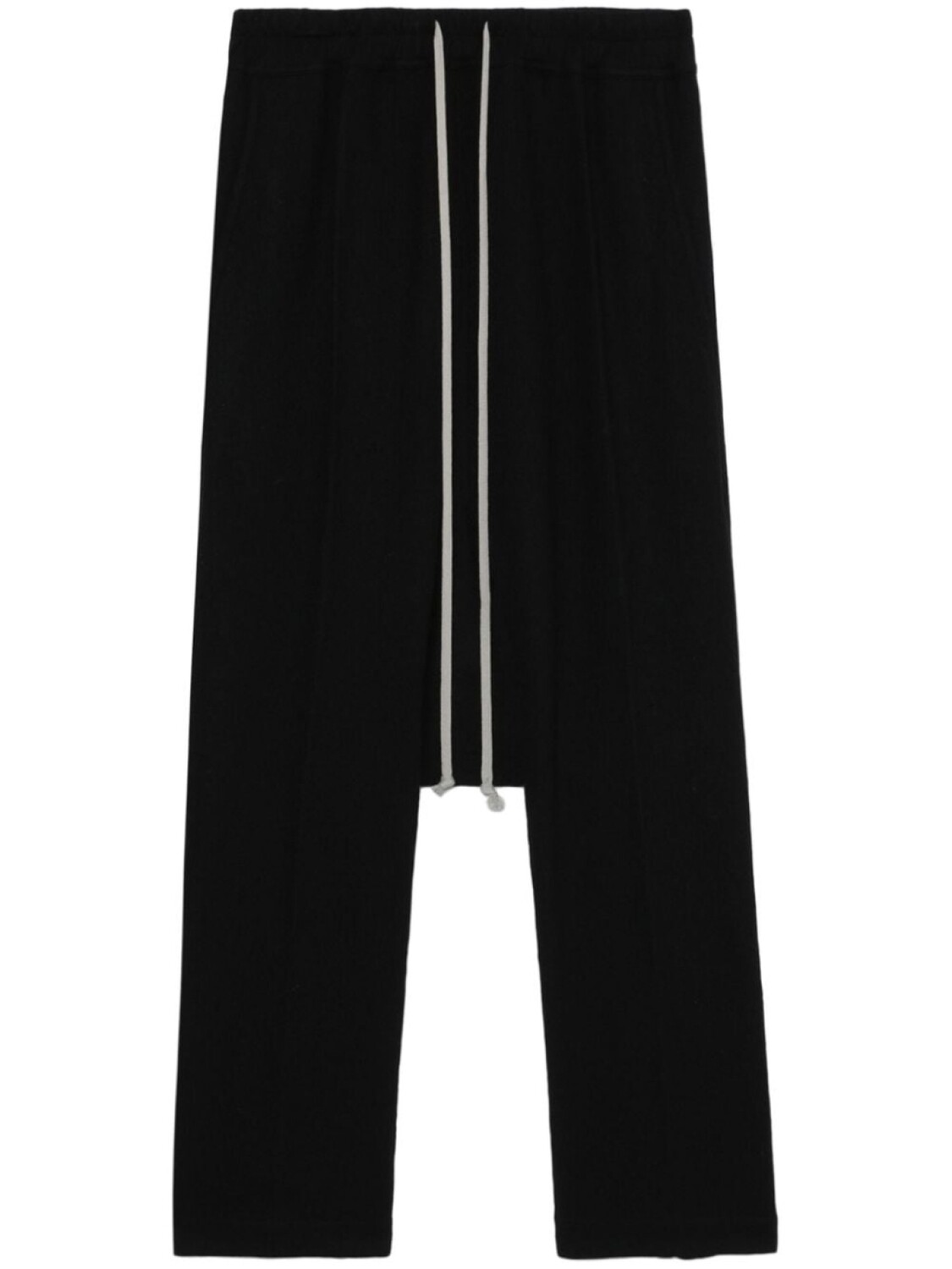 

Rick Owens брюки с низким шаговым швом и кулиской, черный