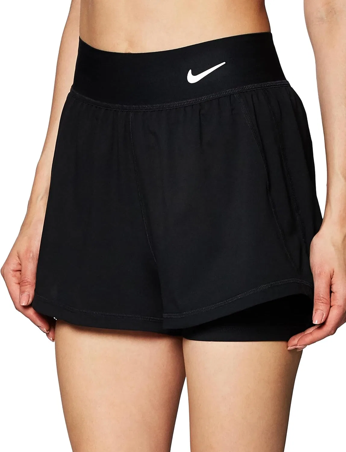 Шорты Nike Advtg Women's Shorts, Black / White — фото 3