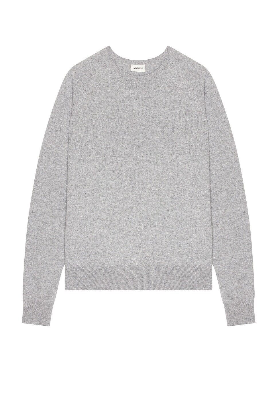 

Свитер с круглым вырезом Saint Laurent, цвет Gris Chine
