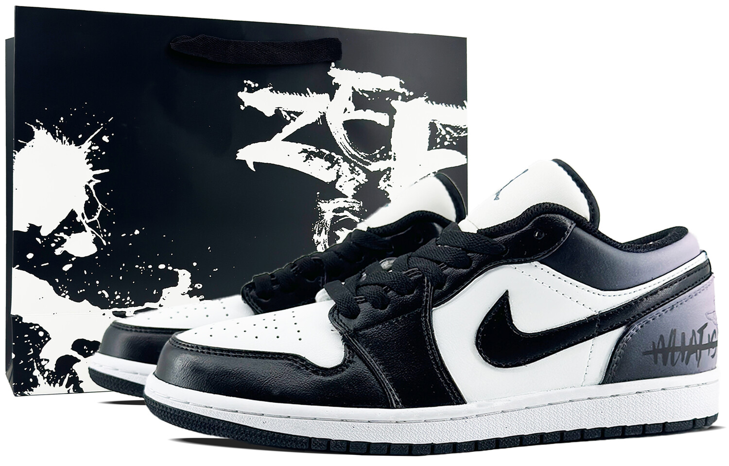 

Баскетбольные кроссовки Air 1 Vintage Men Low-Top Black Violet/white Jordan, Белый, Баскетбольные кроссовки Air 1 Vintage Men Low-Top Black Violet/white Jordan
