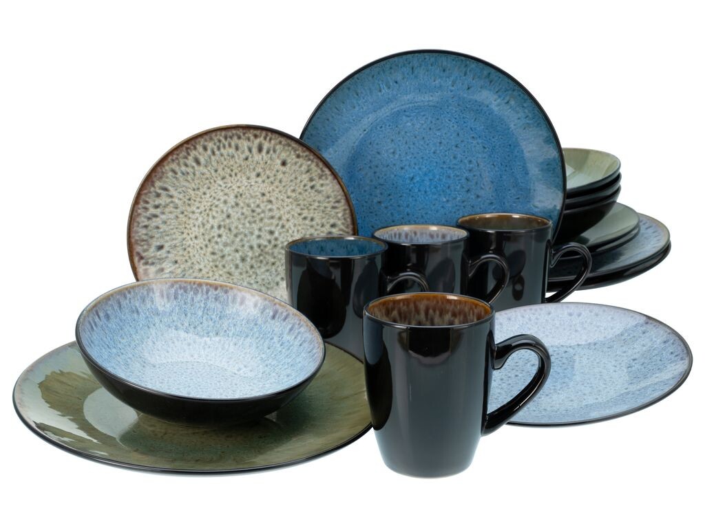 

CreaTable, 23629, Bali Colorful, комбинированный сервиз, 16 предметов, керамика, мультиколор