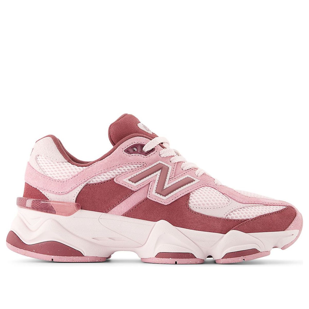 (GS) New Balance 9060 'Pink Granite Washed Burgundy' — фото 2