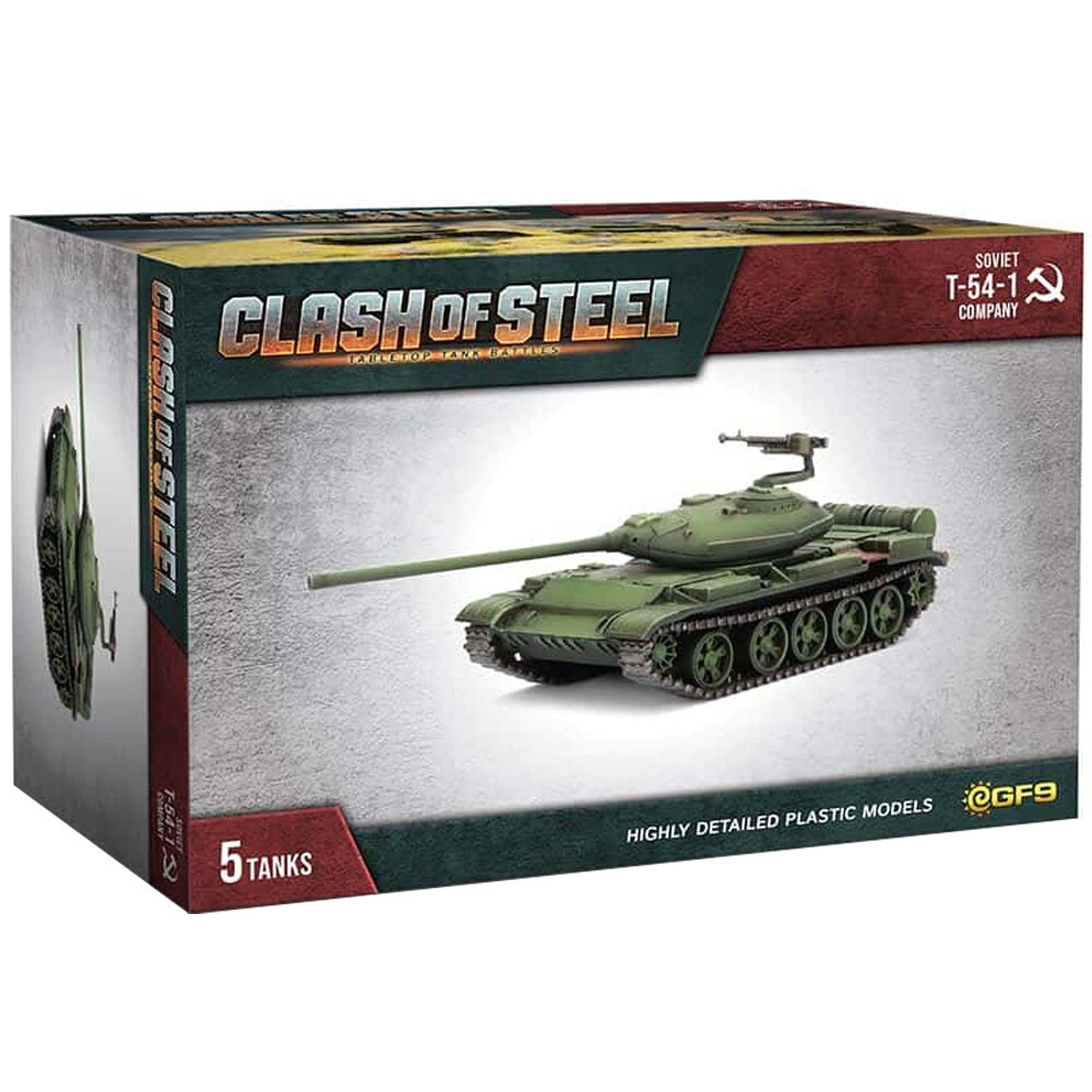 

Миниатюра Gale Force 9 Clash of Steel: Soviet - T-44/T-54-1 Tank Company