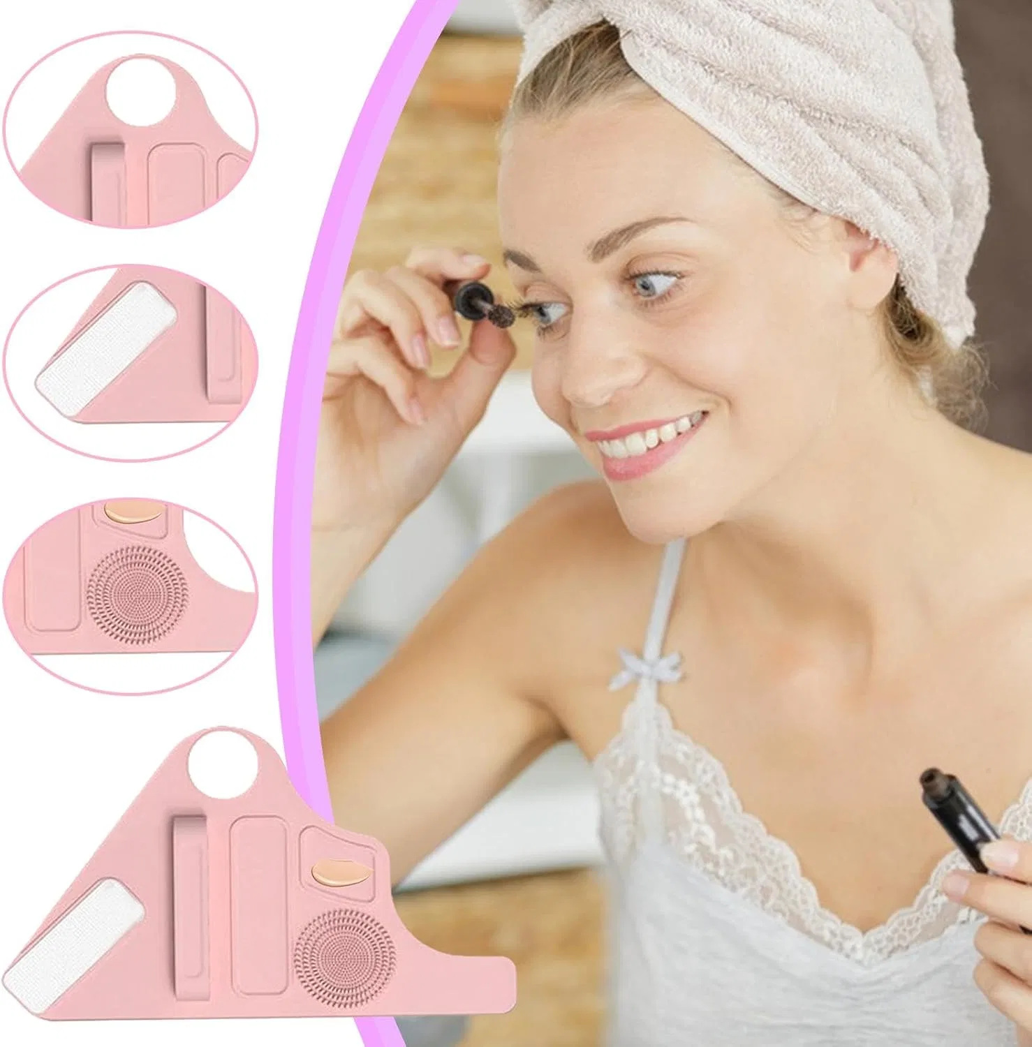 Палитра для смешивания макияжа Silicone Pink — фото 2