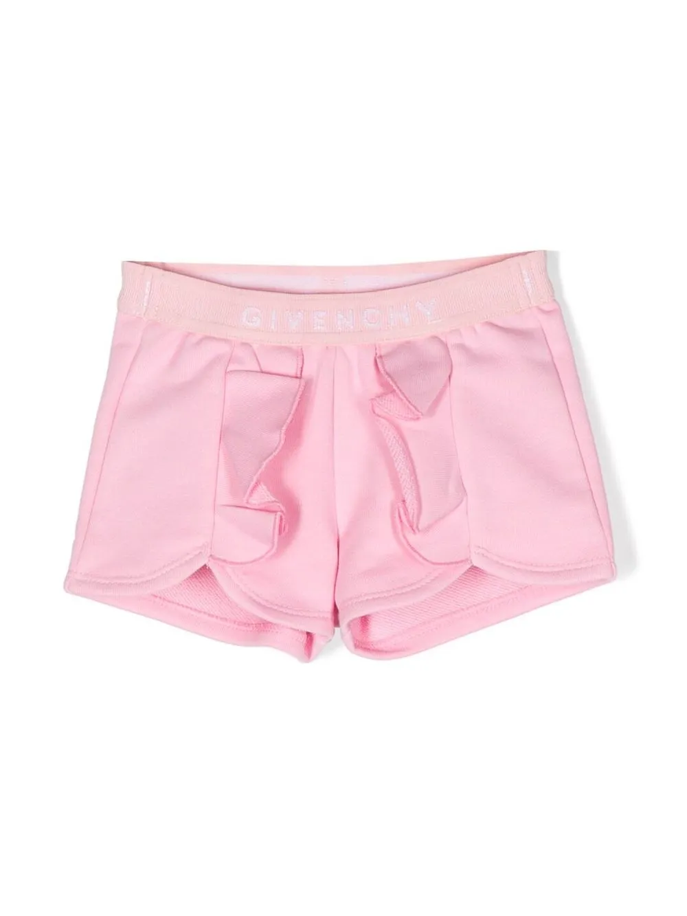 

Спортивные шорты с оборками Givenchy Kids, розовый