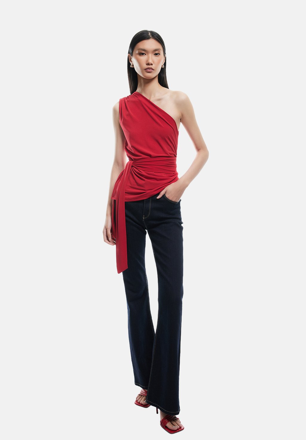 

Топ ONE SHOULDER Koton, красный