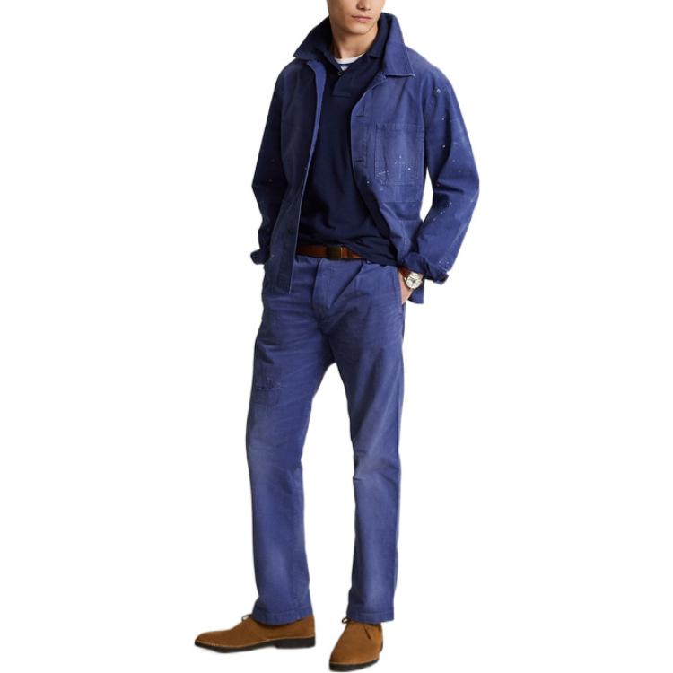 Джинсовая куртка мужская синяя Polo Ralph Lauren — фото 3