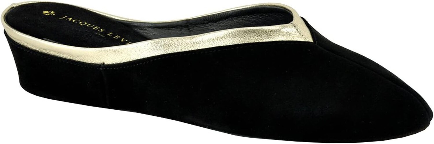 

Туфли Jacques Levine 4640 Suede, цвет Black/Gold