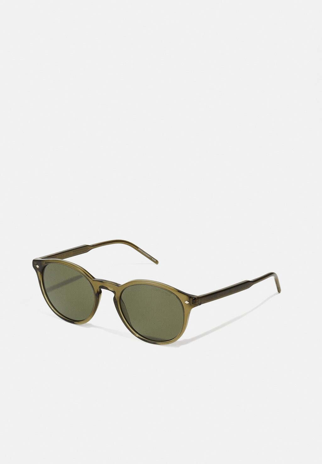 

Солнцезащитные очки Unisex Giorgio Armani, прозрачно-зеленые