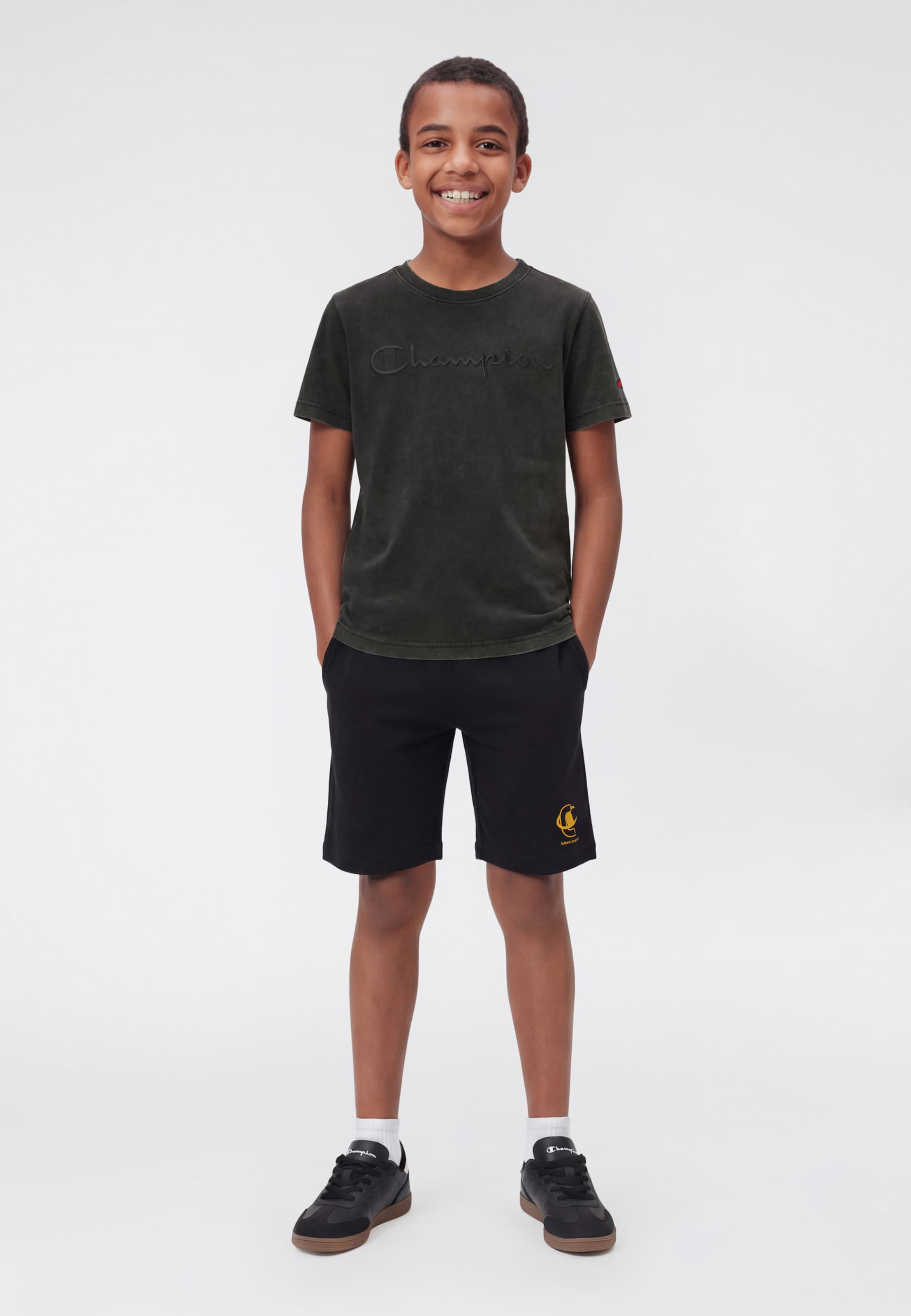 Champion Authentic Athletic Apparel Футболка в черном цвете — фото 4