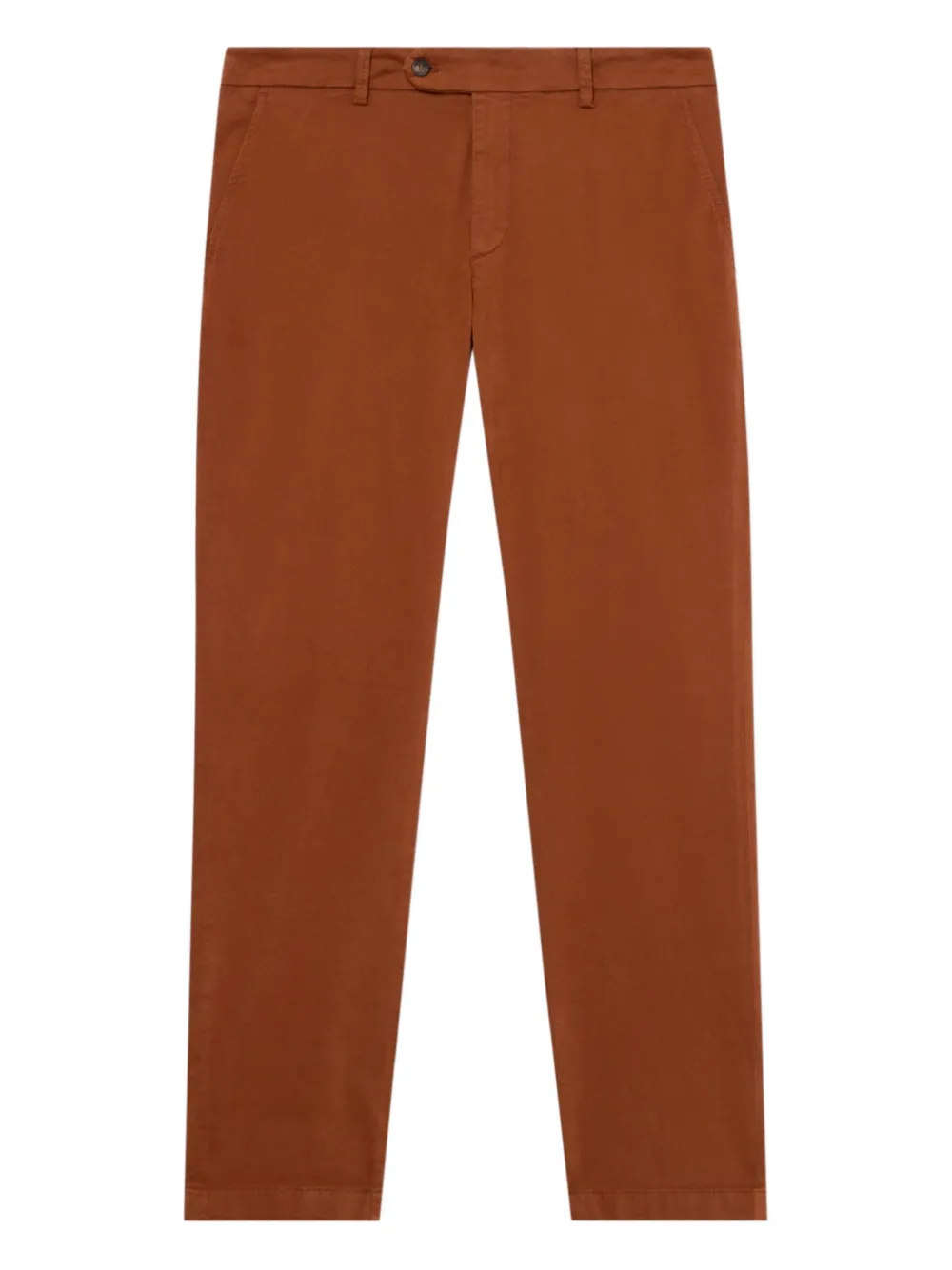 

Брюки из хлопкового смешанного материала Brooks Brothers, коричневый