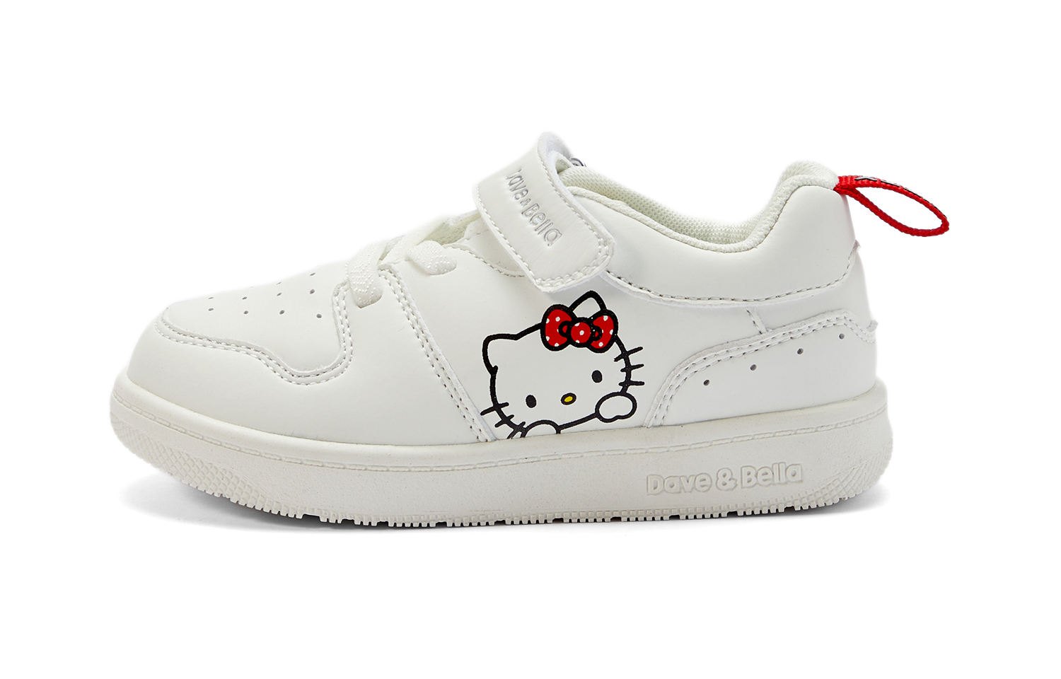 

Детские кроссовки для скейтбординга Hello Kitty/Katie (для дошкольников) DAVE&BELLA, белый