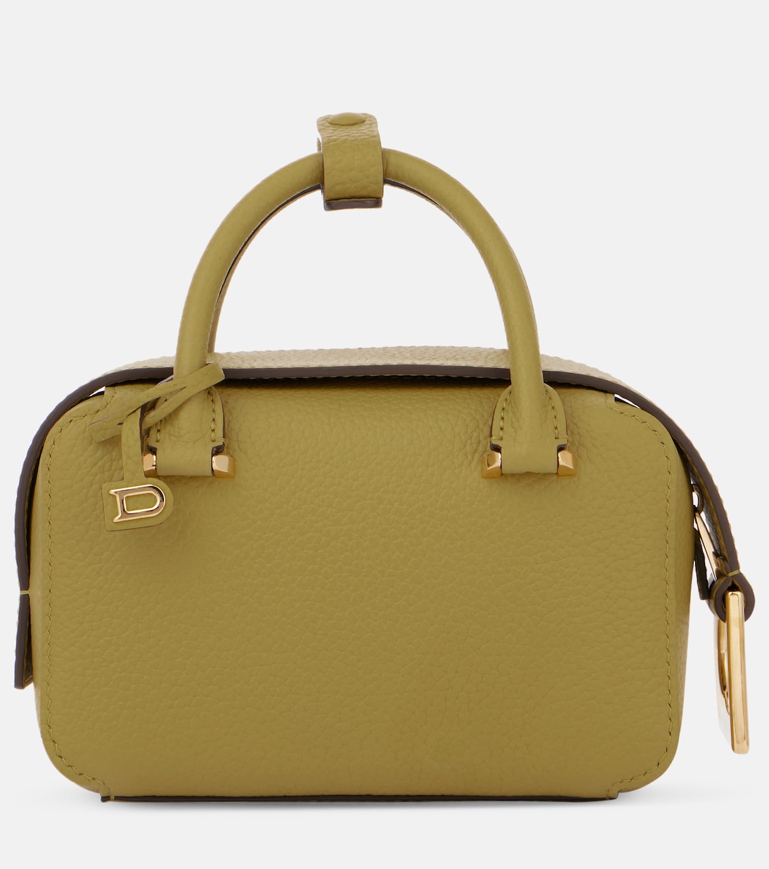 

Сумка-холодильник Nano из кожи Delvaux, Kiwi