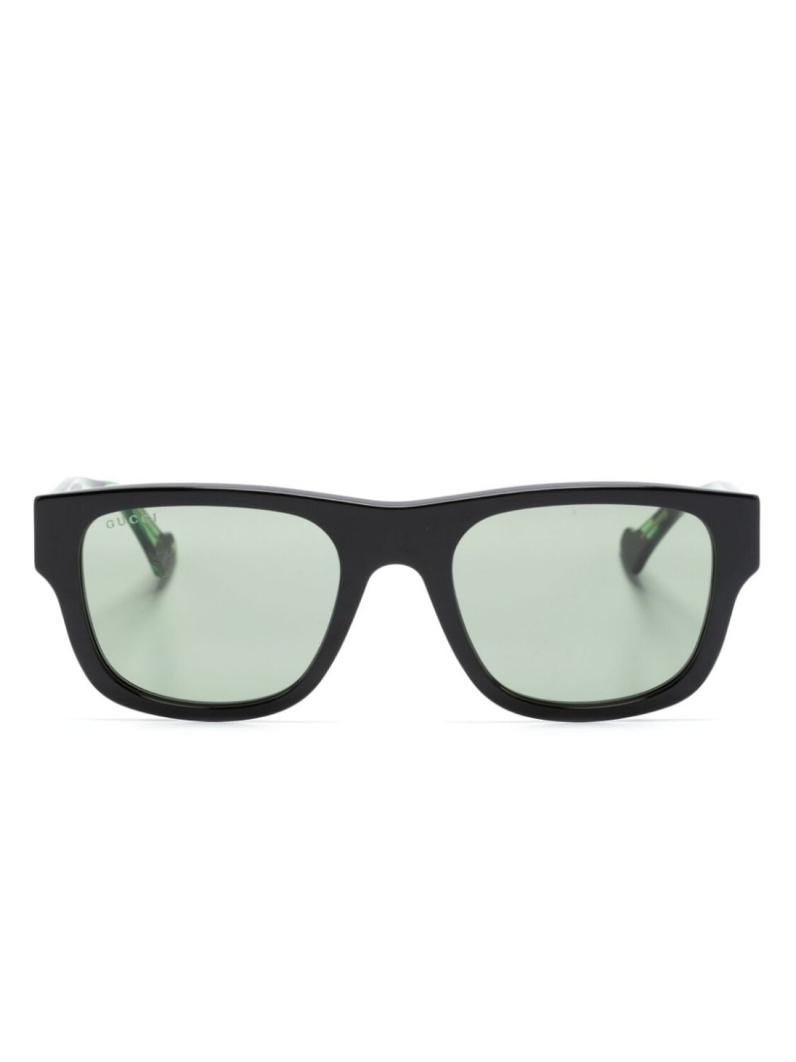

Gucci Eyewear солнцезащитные очки в квадратной оправе черепаховой расцветки, черный