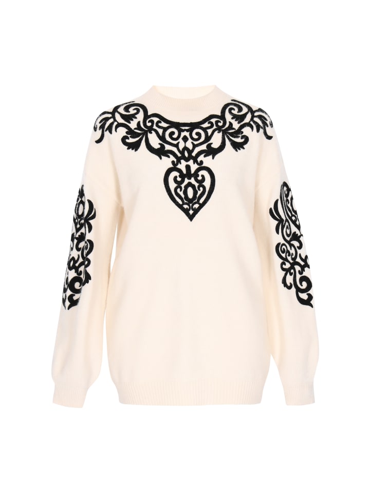 

Женский свитер бежевого цвета usha FESTIVAL