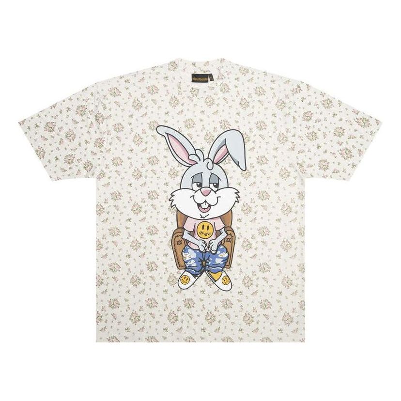 

Футболка Drew House Jackie T-shirt 'Ditsy Floral', белый