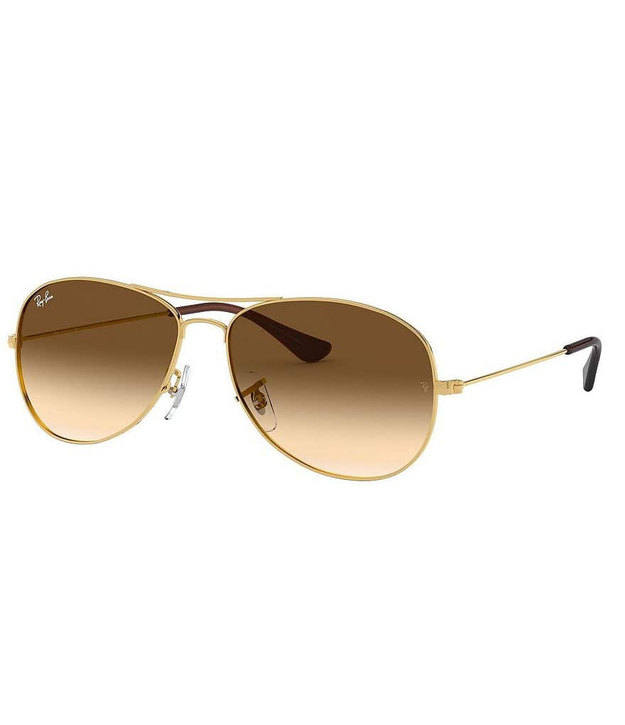 

Солнцезащитные очки Ray-Ban Cockpit Aviator 59 мм, золотой