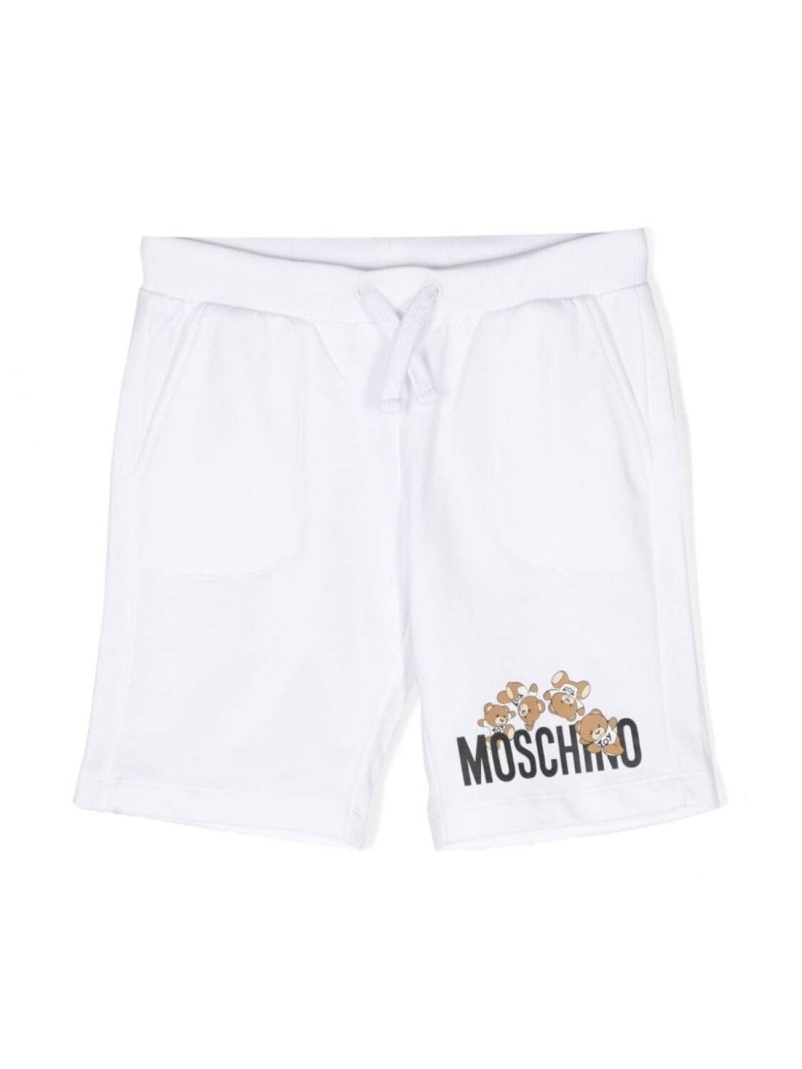 

Moschino Kids шорты Teddy Bear, белый