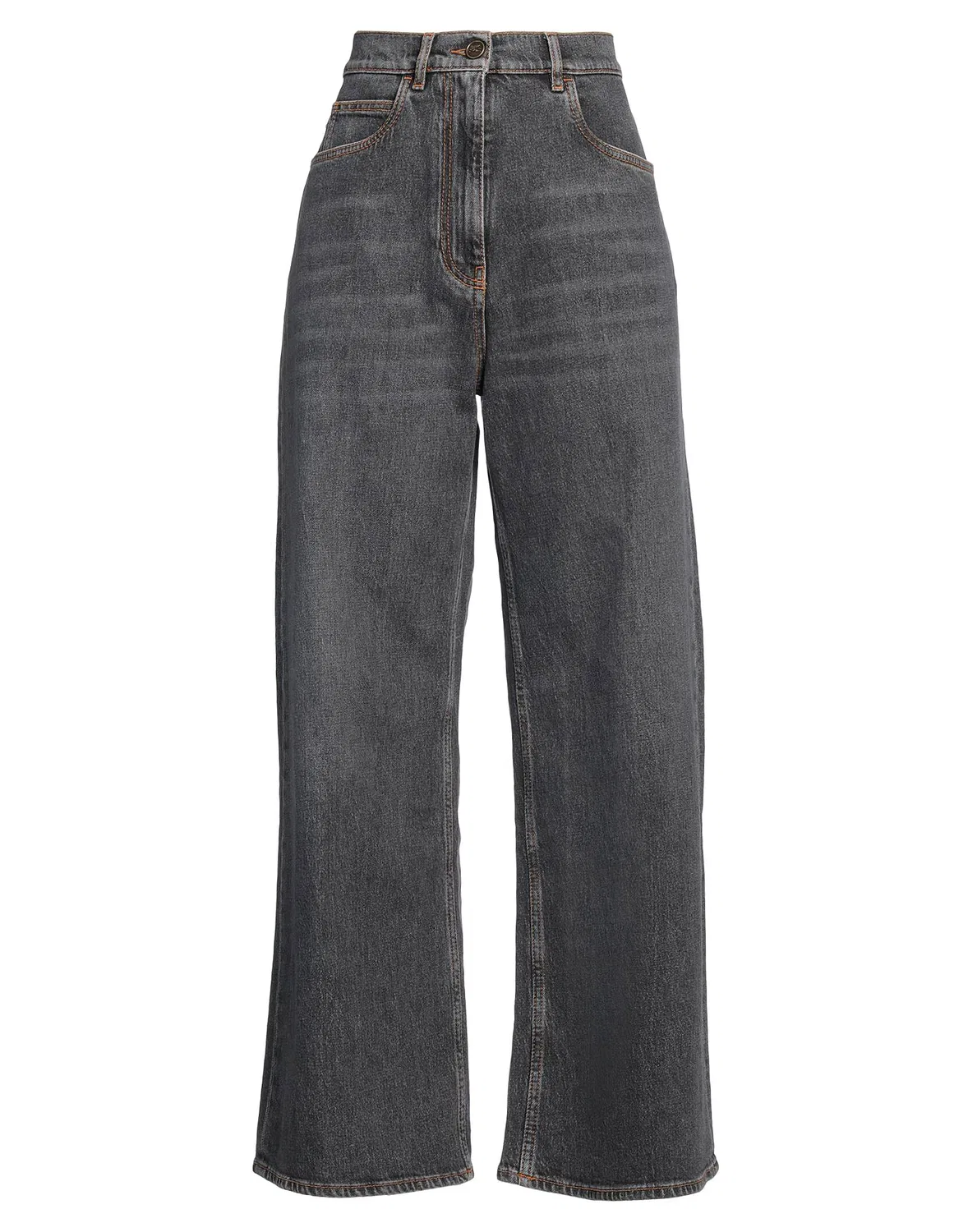 Джинсы wide-leg ETRO черные