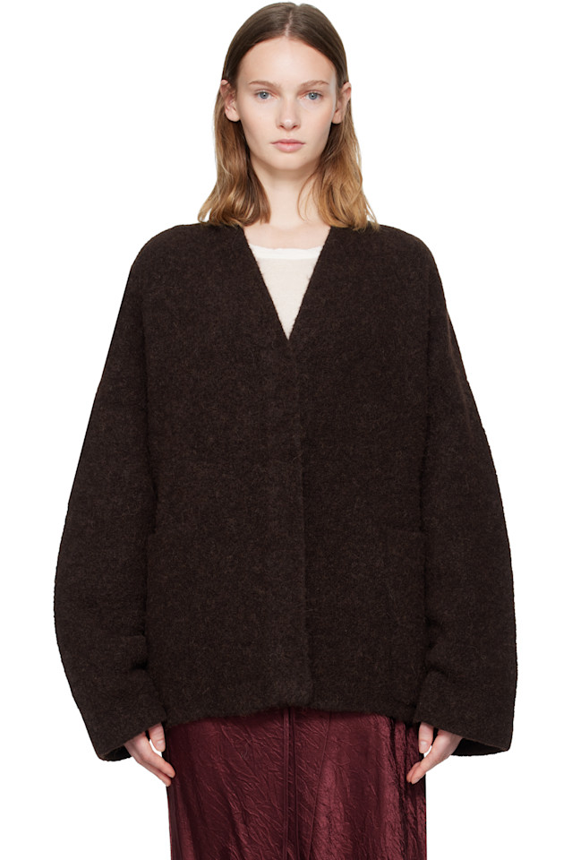 

Lauren Manoogian Двусторонний кардиган бордового цвета