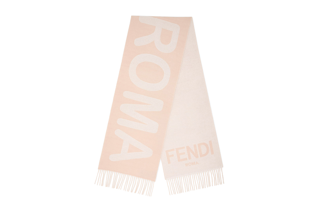 

FENDI Вязаный шарф женский розовый, Pink