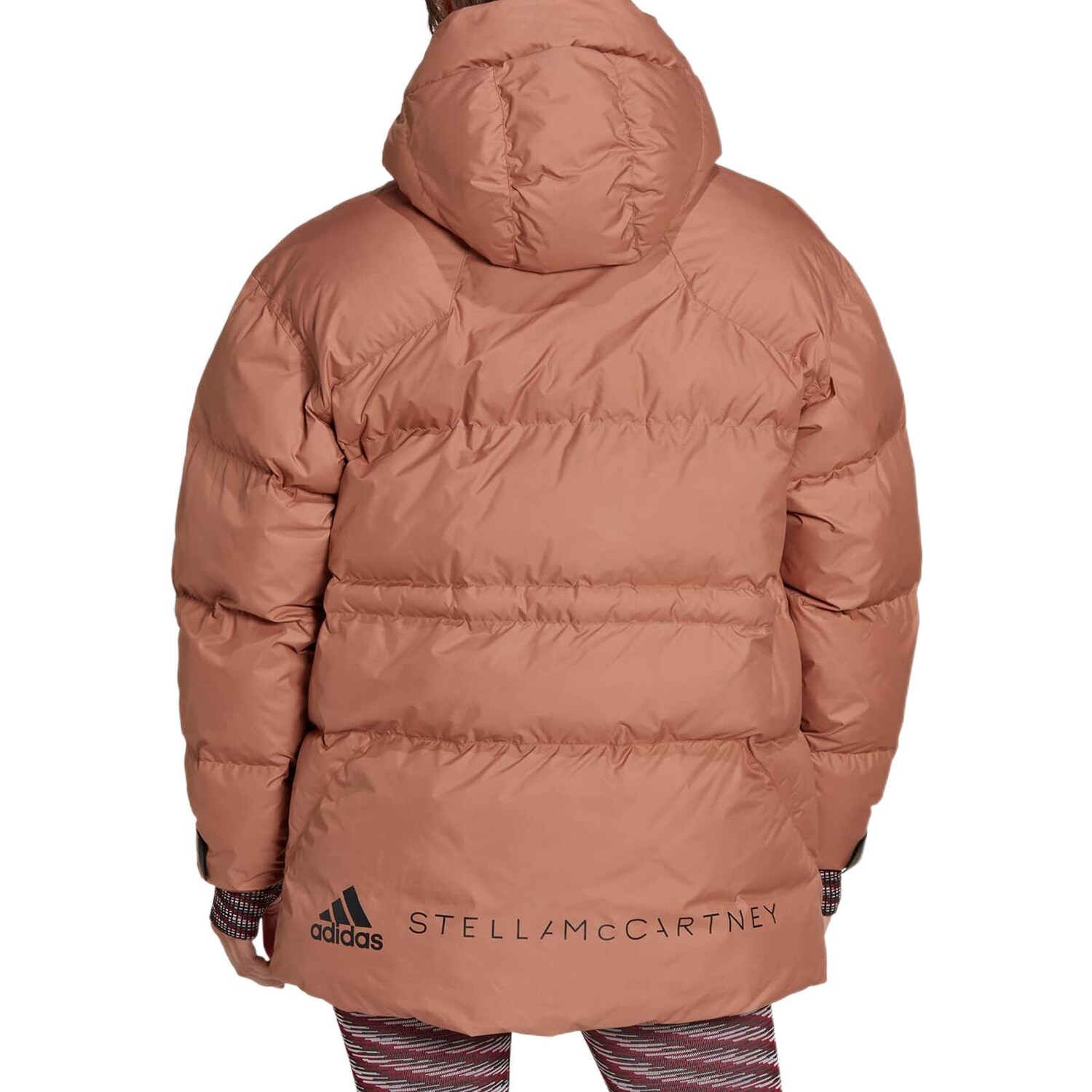 Стеганая куртка женская розовая Adidas — фото 4