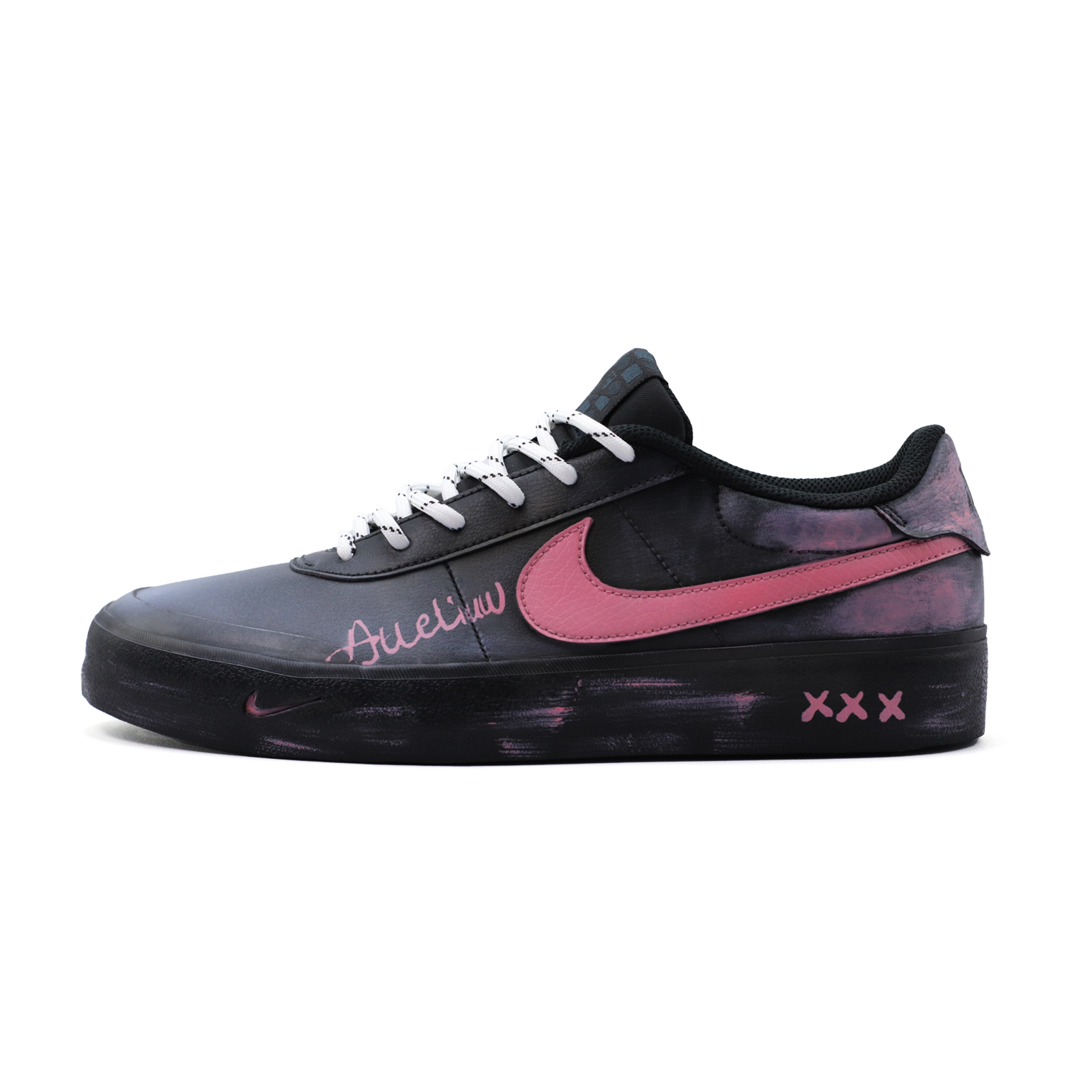 

Nike Кроссовки Court Shot Dazzling Pink Trajectory с низким верхом, устойчивые к истиранию, для скейтбординга, мужские