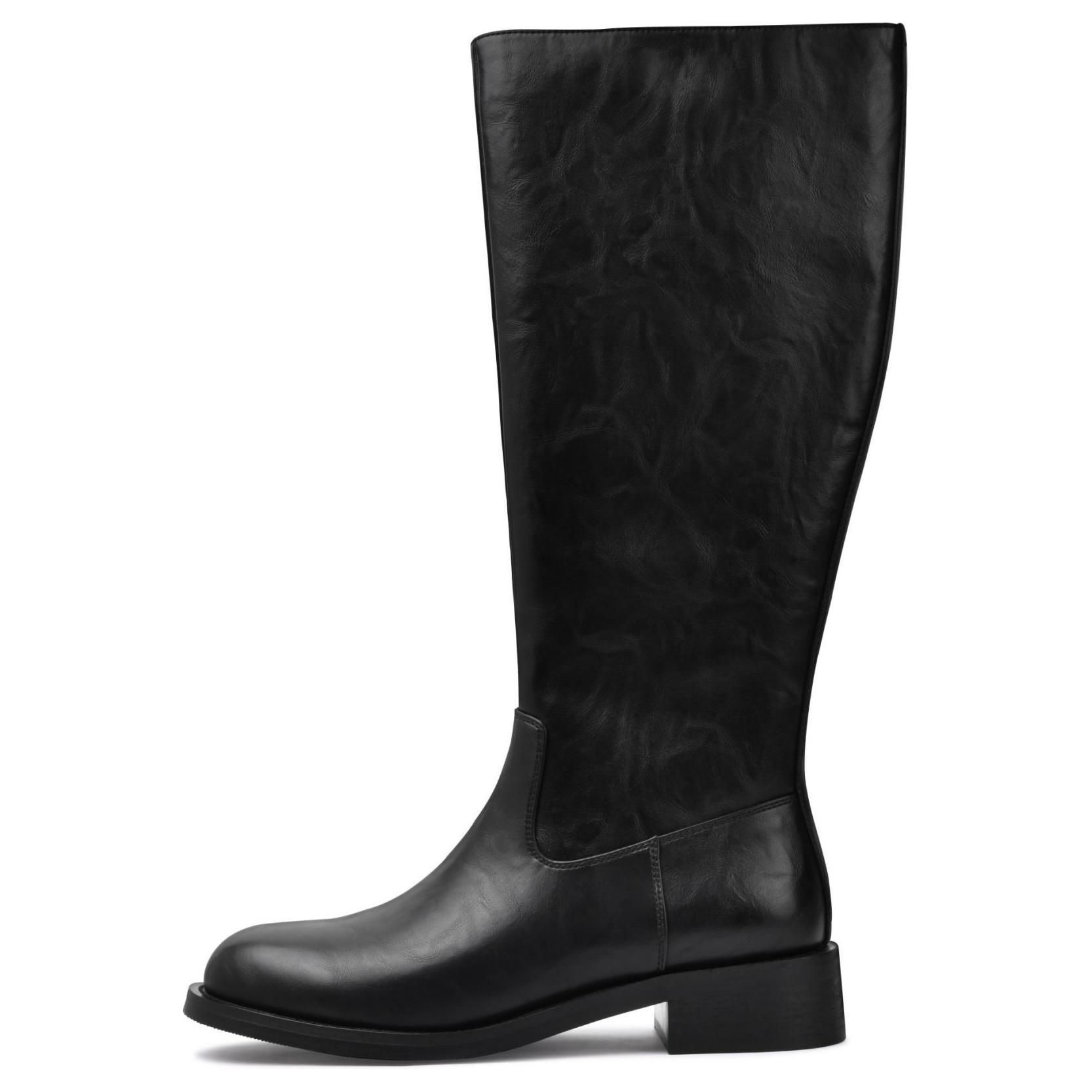 TOOMANYSHOES Сапоги с тонкими висками и фильтром, женские, черные