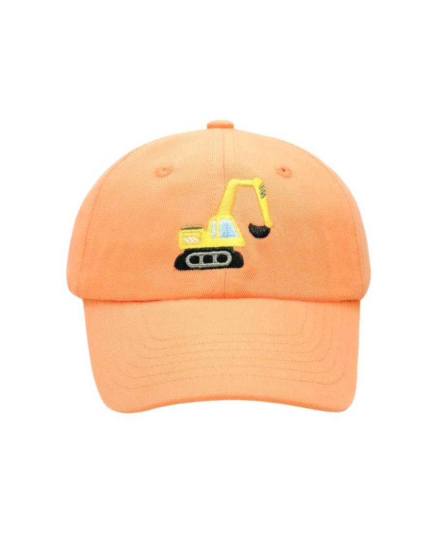 

Бейсболка с изображением экскаватора для мальчиков Bits & Bows, Orange
