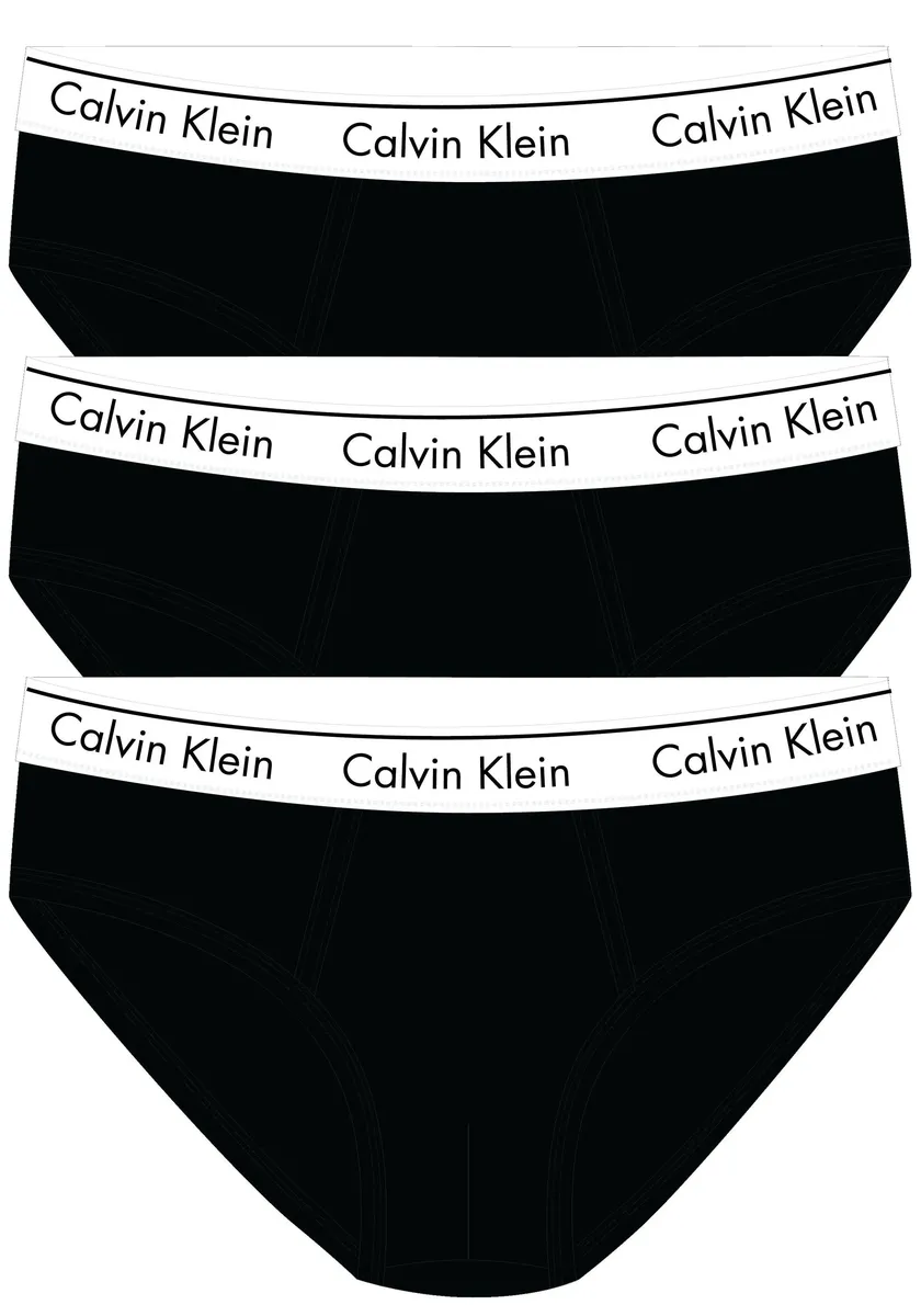 

Трусы-сундуки Calvin Klein Underwear (3 шт.), с поясом с логотипом Calvin Klein, большой размер, черный