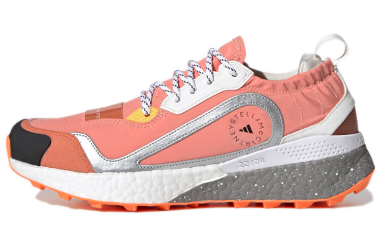 

Кроссовки для бега Stella Mccartney X Outdoorboost 2.0 женские с низким верхом розового/серебристого цвета Adidas