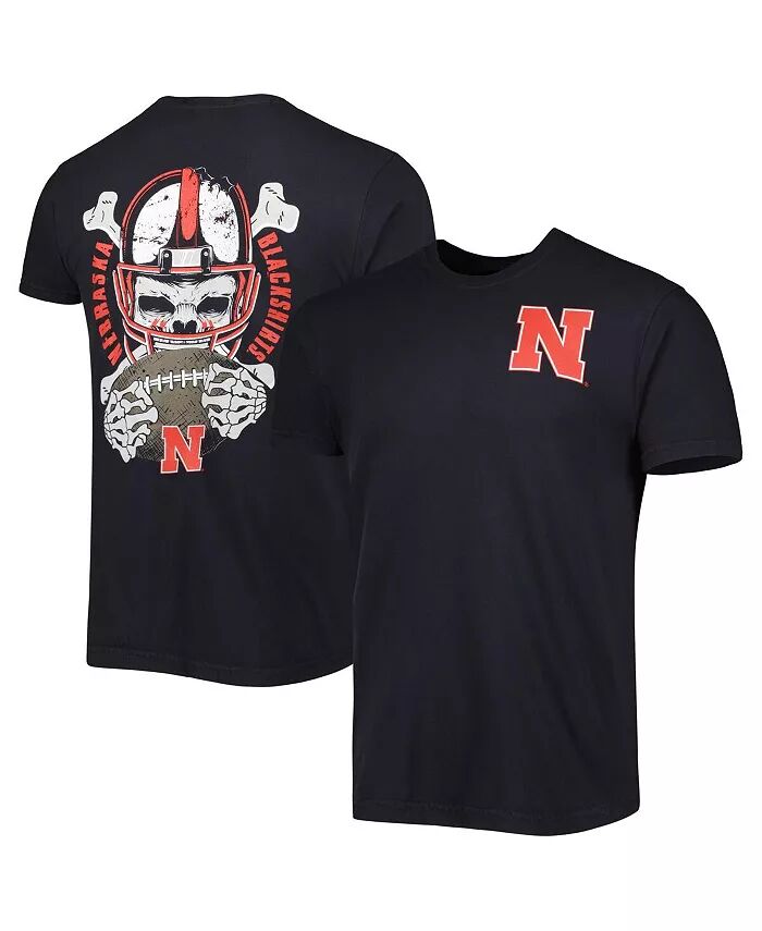 

Мужская черная футболка Nebraska Huskers Hyperlocal Team Image One