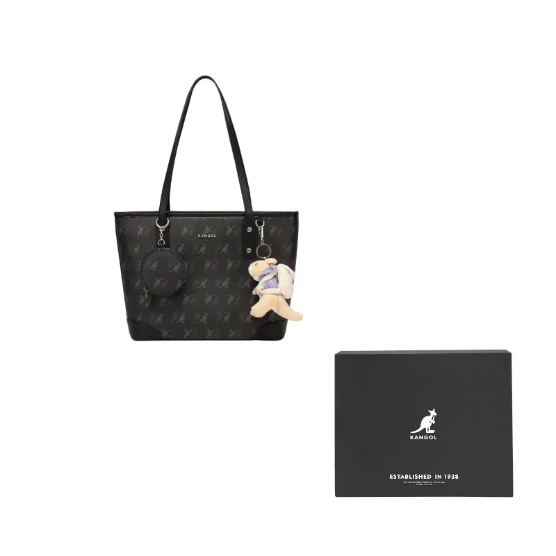 

KANGOL Сумка-шоппер из ПВХ, средняя женская наплечная сумка мультиколор