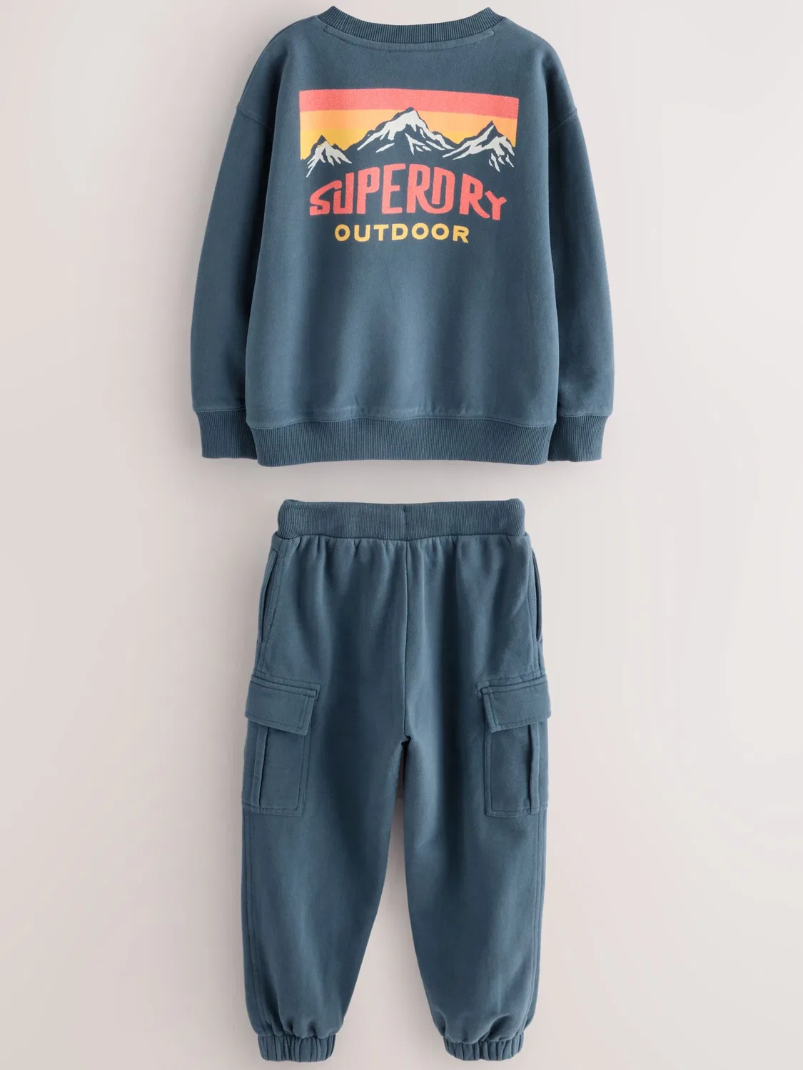 Спортивный костюм Superdry Co, пыльный синий — фото 2